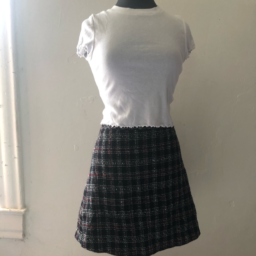 Plaid skirt